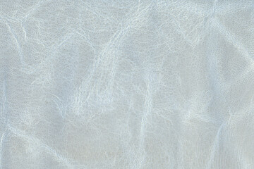 白色のシワのある革テクスチャ