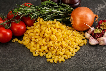 Raw Italian wheat pasta - Chifferi rigati