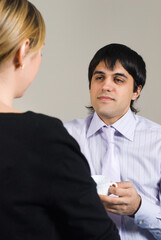 Coffee-break in office