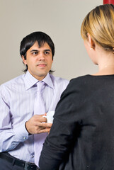 Coffee-break in office