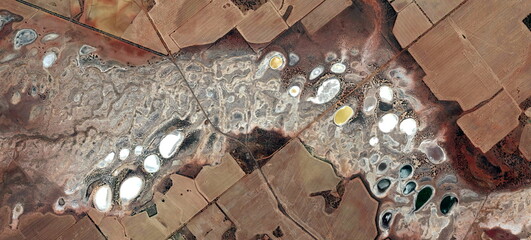 Dreams are carried away by the current, landscapes, abstract photography of the deserts of Africa from the air. Genre: Abstract Naturalism, from the abstract to the figurative