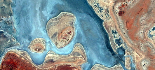 dystopian landscapes, abstract photography of the deserts of Africa from the air. aerial view of desert landscapes, Genre: Abstract Naturalism, from the abstract to the figurative