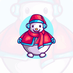 Snowman Cartoon Character