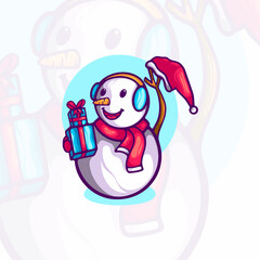Snowman Cartoon Character