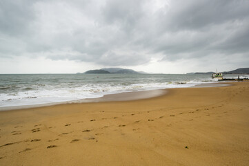 Stormy day in Nha Trang bay