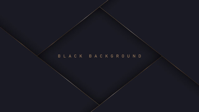 Black luxury background with shadow elements,