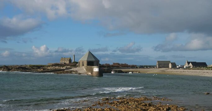 The lighthouse at Goury, Cap de la Hague, Cotentin peninsula, France