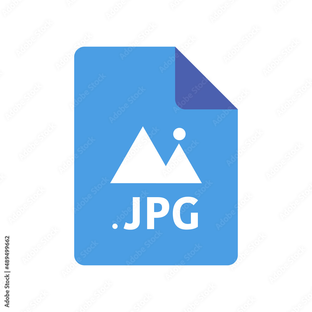 Poster modern jpg files. image file storage extension. file format. vector.