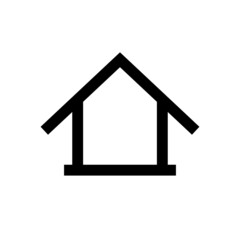 House icon. Home symbol. Editable vectors.