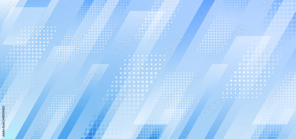 Canvas Prints abstract blue diagonal stripes geometric with halftone effect background