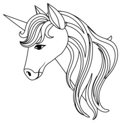 Black and white doodle character