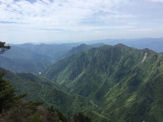 Fototapeta premium landscape with clouds