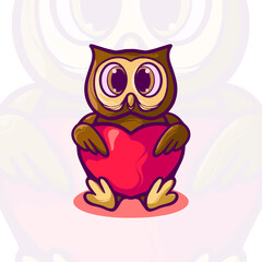 Owl Cartoon Character