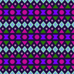 Seamless ethnic pattern background