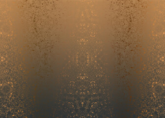 Golden Abstract  decorative paper texture  background  for  artwork  - Illustration