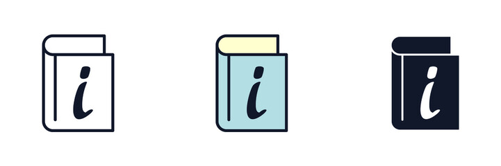 info icon symbol template for graphic and web design collection logo vector illustration