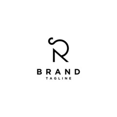 SRA Letter Logo Design In One Symbol. The initials of the letters SRA in a simple line design from top to bottom.