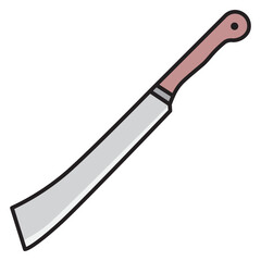 Illustration of Machete design icon