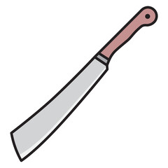 Illustration of Machete design icon