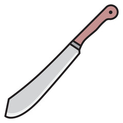 Illustration of Machete design icon