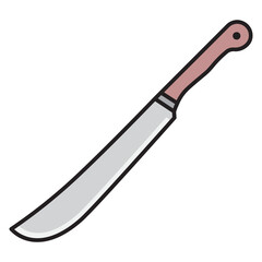 Illustration of Machete design icon