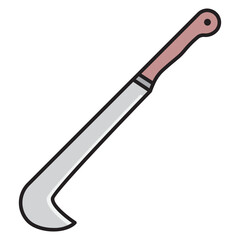 Illustration of Sickle design icon