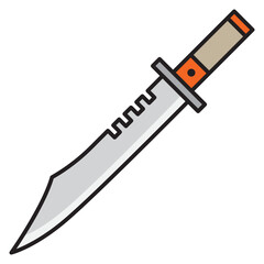 Illustration of Army Knife design icon