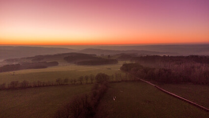 Toute la froideur d'un soleil hivernale