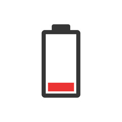 battery icon design template vector