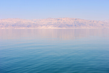The coast of the Dead Sea near Ein Gedi nature reserve in Israel