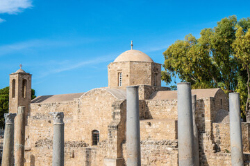 Paphos, Cyprus, beautiful views of Cyprus, Mediterranean Sea, aerial view