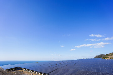 巨大な太陽光発電所