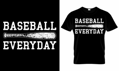 Baseball T shirt - Baseball Lover T shirt Design Template