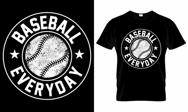 Baseball T Shirt - Baseball Lover T Shirt Design Template