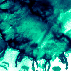 Sea Dyeing Fabric. Olive Ink Tile. Watercolors