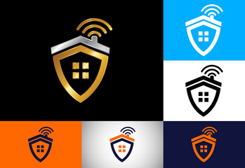 Real estate logo, House building logo, Home logo sign symbol