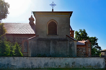 Built in 1878 in the neo-Gothic style, the religious complex consists of a belfry and the Catholic...