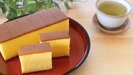 カステラ｜日本のお菓子と緑茶
