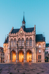 Obraz premium Rathaus in Erfurt