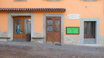 La frazione di Bezzecca nel comune di Ledro in provincia di Trento, Trentino-Alto Adige, Italia.