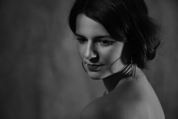 retro style portrait
