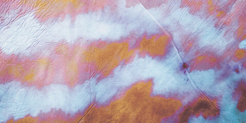 Colorful Swirl Tie Dye. Fabric Design Pattern.
