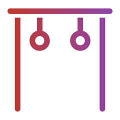 sportsman gradient icon