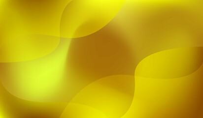 Gold yellow wave abstract background illustration.