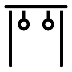 sportsman glyph icon