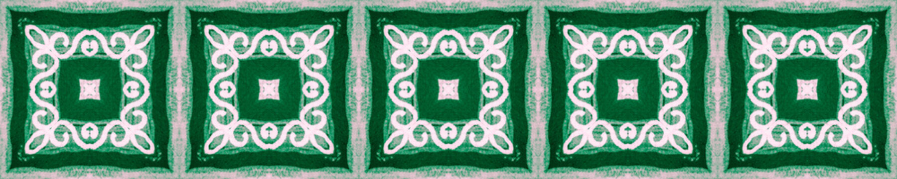 Vintage Patterns Seamless. Trendy Arabic Tile