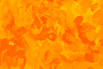 オレンジ色のペイント背景