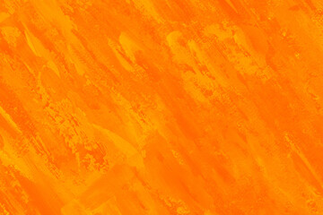 オレンジ色のペイント背景