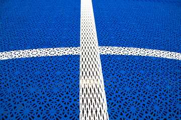 Fototapeta na wymiar Outdoor Sports Polypropylene Carpet Tile