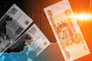 Rising Russian ruble price affected by economy growth